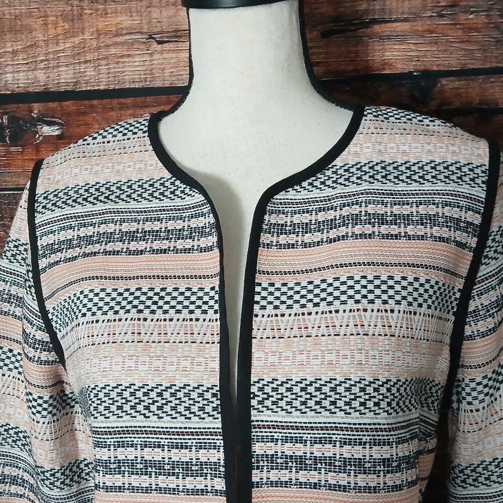 NWT Ruby Rd Jacket PM Medium Petite Open Front Wo… - image 3